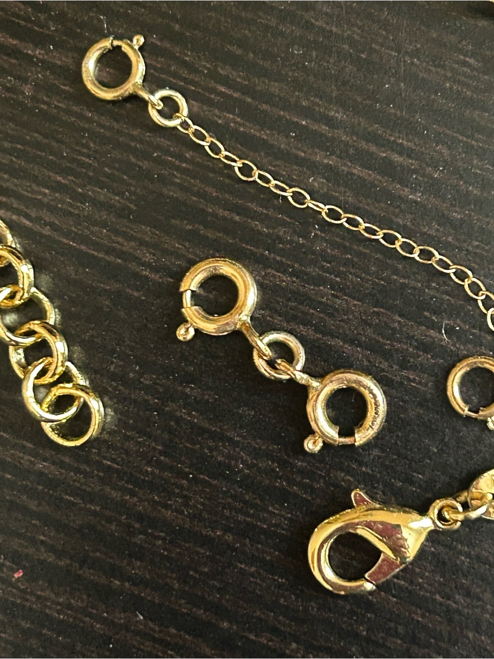 Gold bracelet with extenders - Picture 3 of 4